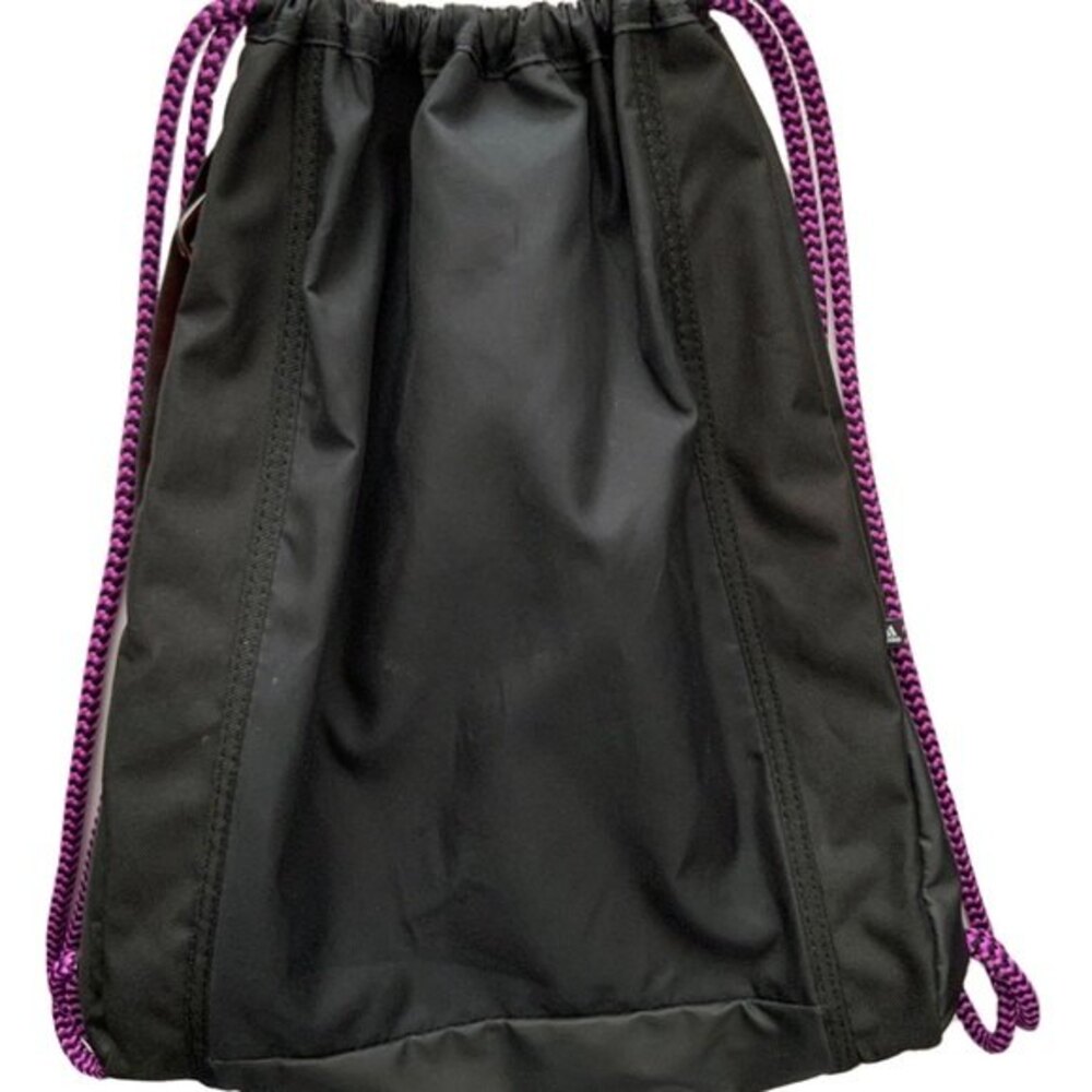 Adidas Fabric Drawstring Backpack Purple - Picture 3 of 12